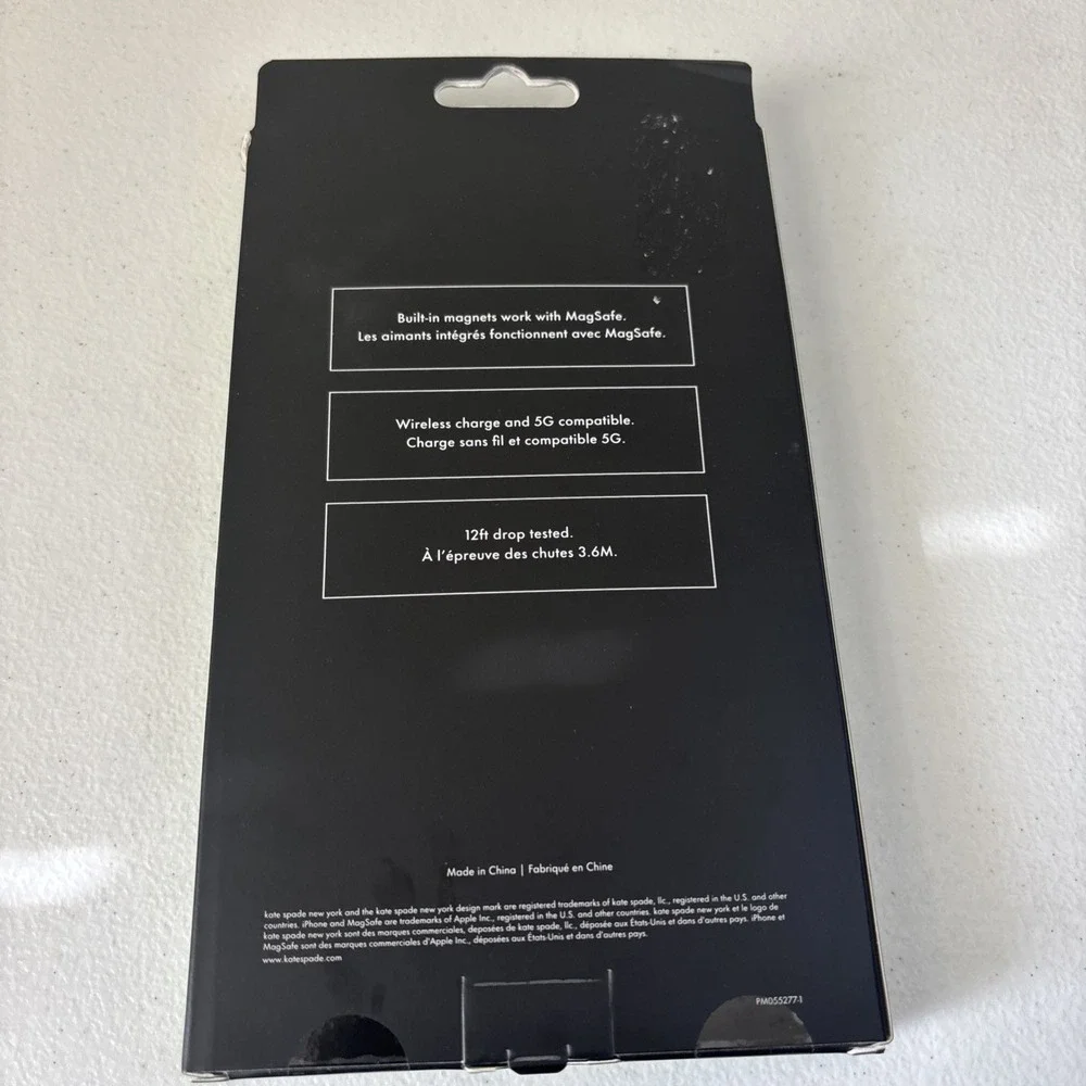 Kate Spade iPhone‎ 16 Pro Max Case w/MagSafe - Glitter Leopard